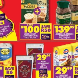 Coffee jacobs  at Shoprite