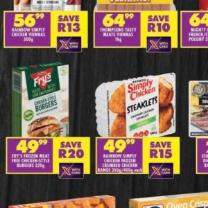 Burgers at Shoprite