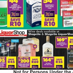 Wine at Shoprite