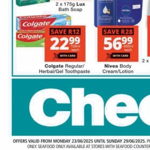 Toothpaste colgate  at Checkers