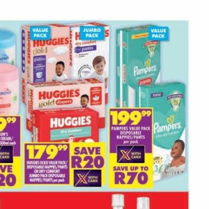 Diapers at Shoprite