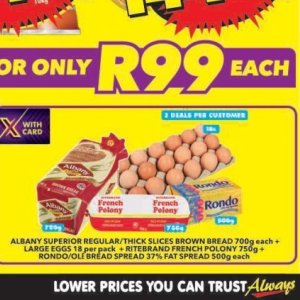 Bread at Shoprite