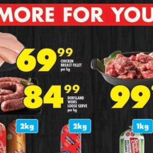 Fillet at Shoprite