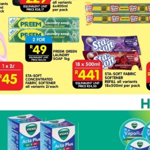 Soap at Shoprite