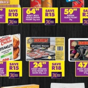 Bacon at Shoprite