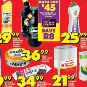Bleach at Shoprite