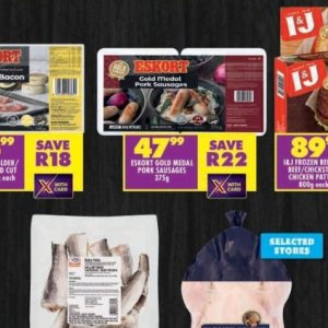 Sausages at Shoprite
