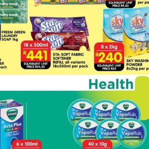 Softener at Shoprite