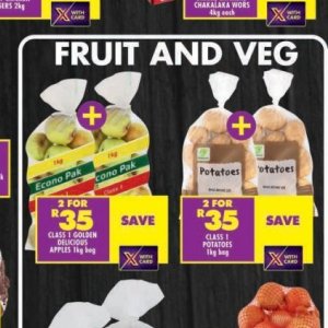 Potatoes at Shoprite