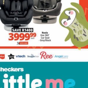 Car seat at Checkers