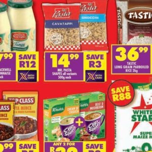 Pasta knorr  at Shoprite