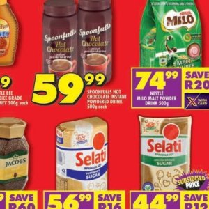 Chocolate at Shoprite