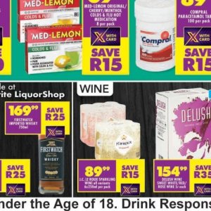 Wine at Shoprite