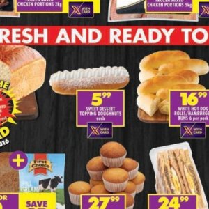 Dessert at Shoprite