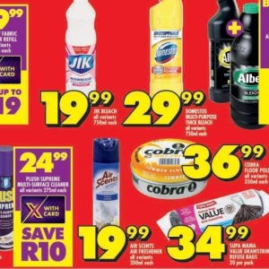 Bleach at Shoprite