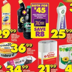 Bleach at Shoprite