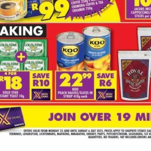 Syrup at Shoprite