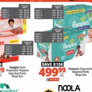 Diapers at Checkers