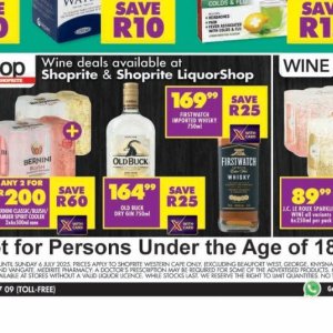 Gin at Shoprite