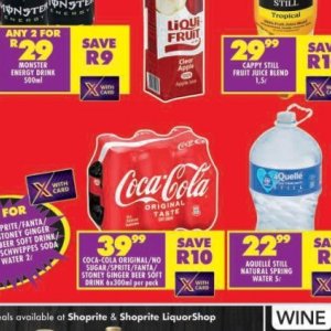 Cola at Shoprite