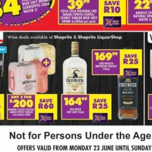Gin at Shoprite