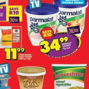 Yoghurt at Shoprite