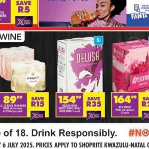 Wine at Shoprite