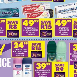 Toothpaste colgate  at Shoprite