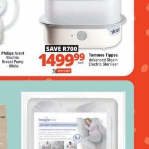 Electric steriliser at Checkers