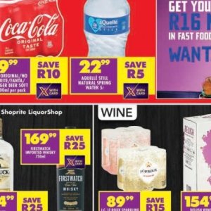 Wine at Shoprite