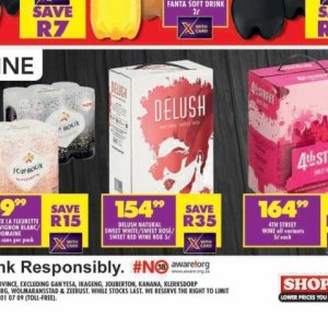 Wine at Shoprite