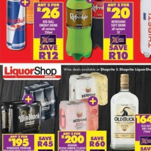 Wine at Shoprite