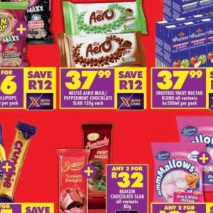 Chocolate at Shoprite