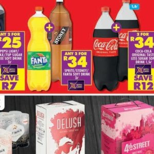Fizzy drink at Shoprite