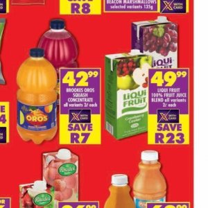 Juice at Shoprite