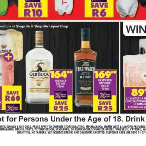 Gin at Shoprite