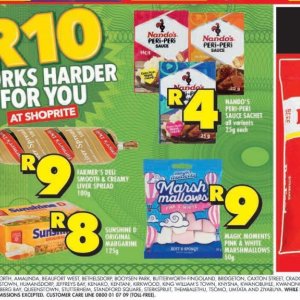 Margarine at Shoprite