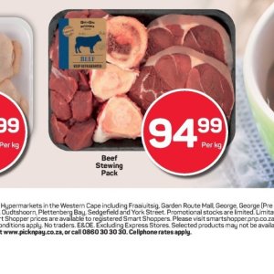 Beef at Pick n Pay Hyper