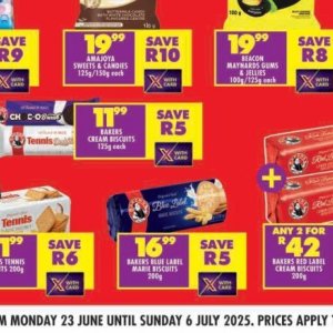 Biscuits at Shoprite