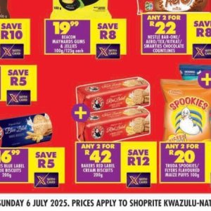 Biscuits at Shoprite