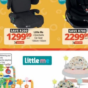 Car seat at Checkers