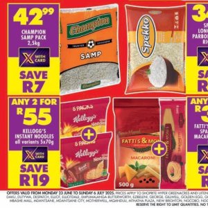 Noodles at Shoprite