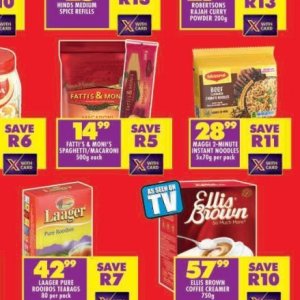 Noodles at Shoprite
