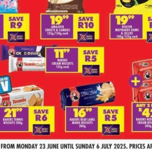 Biscuits at Shoprite