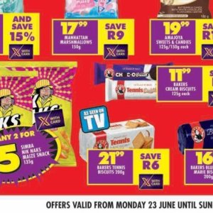 Biscuits at Shoprite