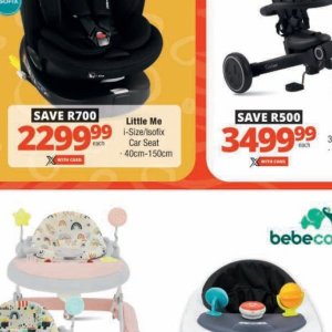 Car seat at Checkers