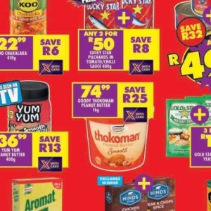 Butter at Shoprite