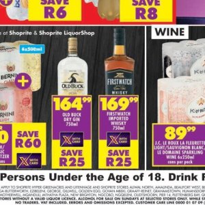 Gin at Shoprite