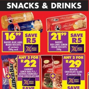 Snacks at Shoprite
