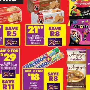 Biscuits at Shoprite